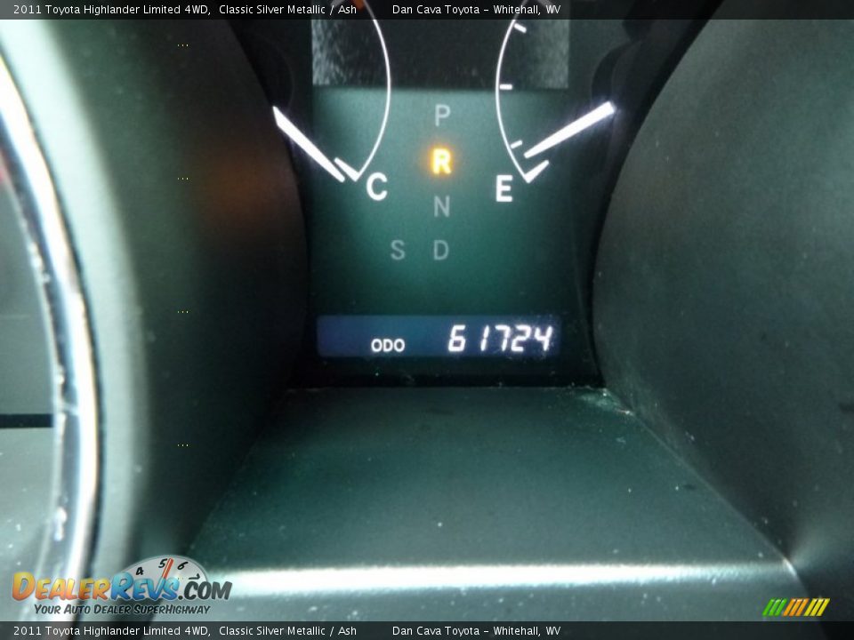 2011 Toyota Highlander Limited 4WD Classic Silver Metallic / Ash Photo #18