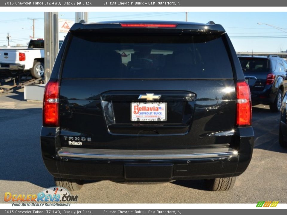 2015 Chevrolet Tahoe LTZ 4WD Black / Jet Black Photo #4