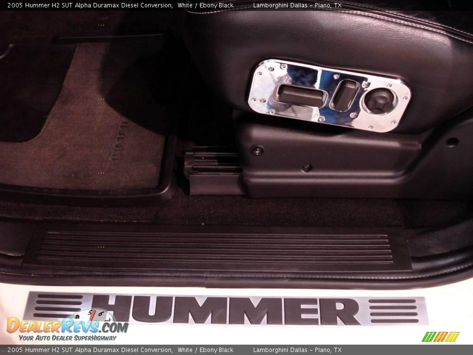 2005 Hummer H2 SUT Alpha Duramax Diesel Conversion White / Ebony Black Photo #12