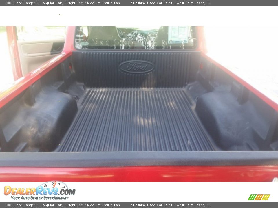 2002 Ford Ranger XL Regular Cab Bright Red / Medium Prairie Tan Photo #13