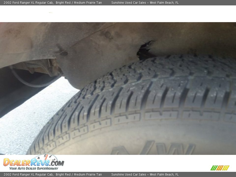 2002 Ford Ranger XL Regular Cab Bright Red / Medium Prairie Tan Photo #17