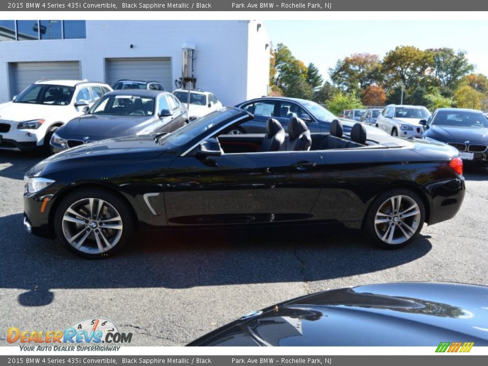 2015 BMW 4 Series 435i Convertible Black Sapphire Metallic / Black Photo #7