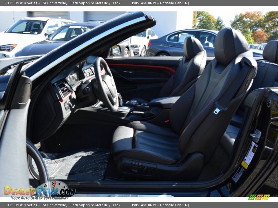 2015 BMW 4 Series 435i Convertible Black Sapphire Metallic / Black Photo #13