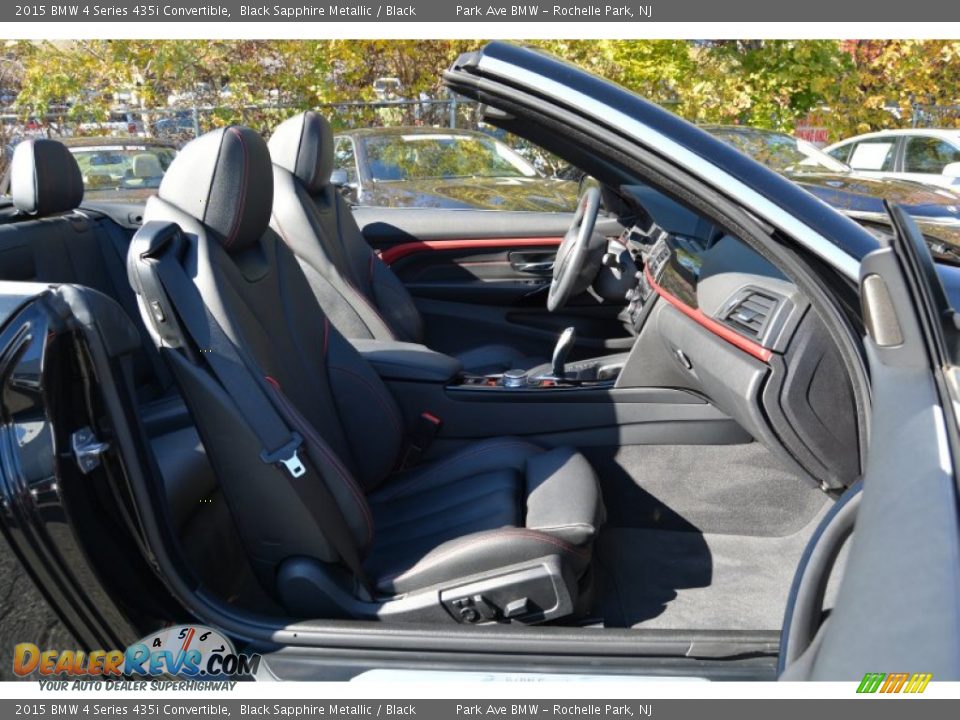 2015 BMW 4 Series 435i Convertible Black Sapphire Metallic / Black Photo #29