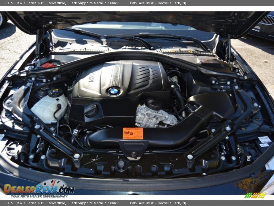 2015 BMW 4 Series 435i Convertible Black Sapphire Metallic / Black Photo #31