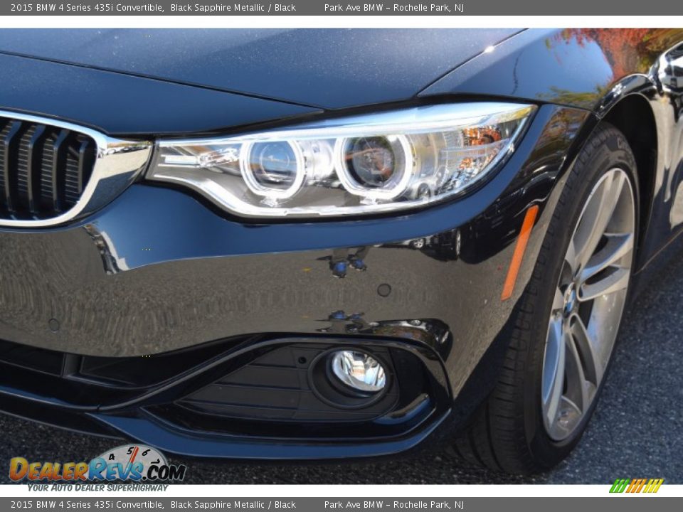 2015 BMW 4 Series 435i Convertible Black Sapphire Metallic / Black Photo #32