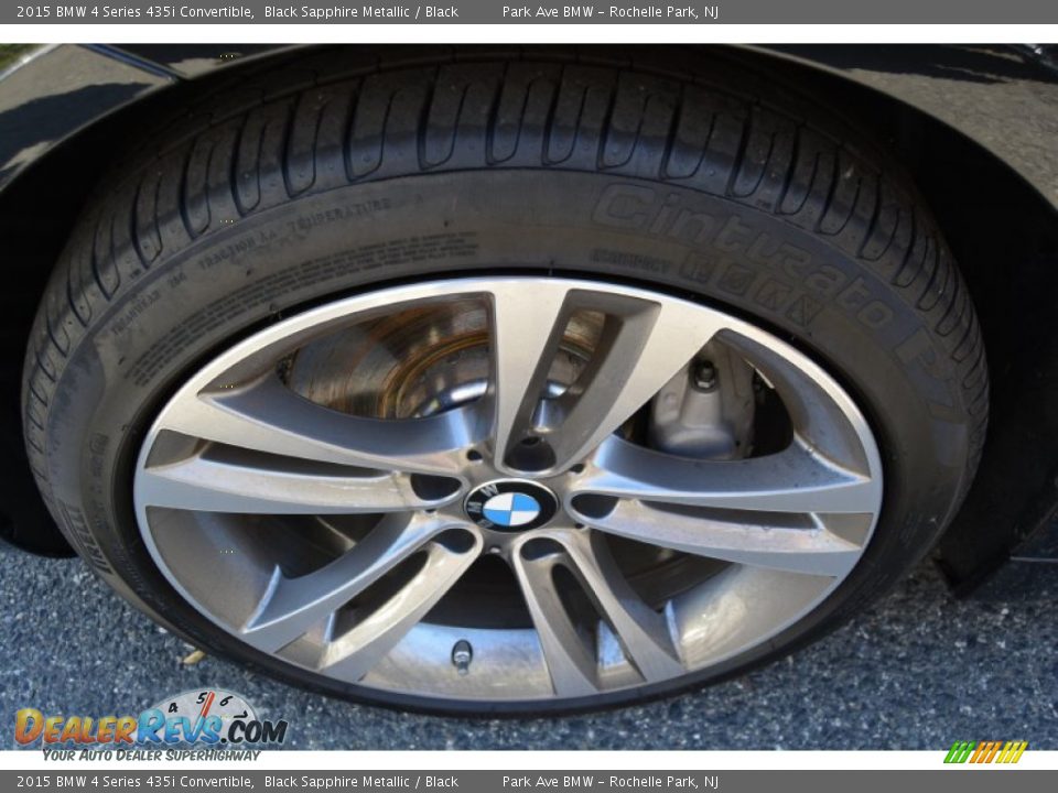 2015 BMW 4 Series 435i Convertible Black Sapphire Metallic / Black Photo #34