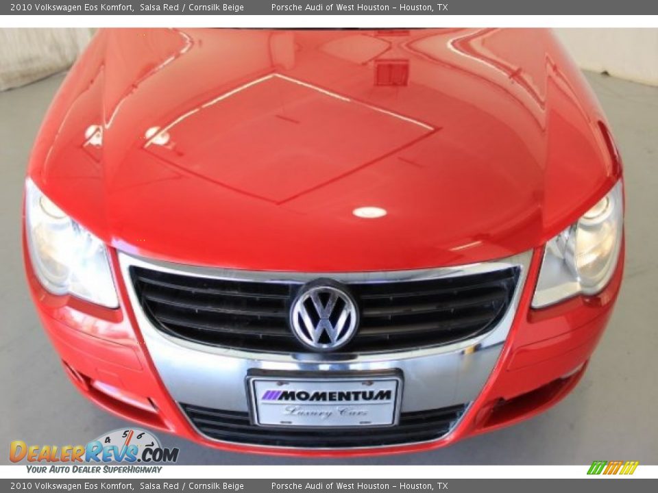2010 Volkswagen Eos Komfort Salsa Red / Cornsilk Beige Photo #8