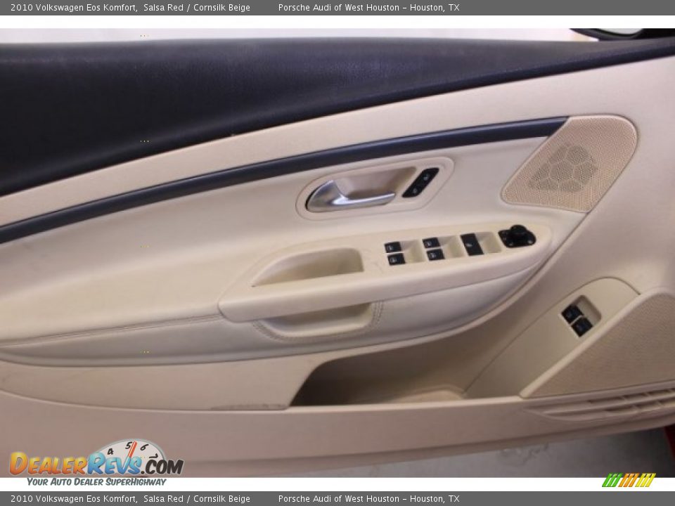 2010 Volkswagen Eos Komfort Salsa Red / Cornsilk Beige Photo #19