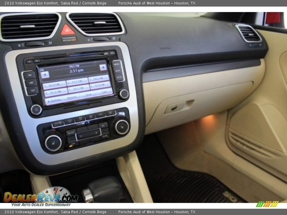 2010 Volkswagen Eos Komfort Salsa Red / Cornsilk Beige Photo #23