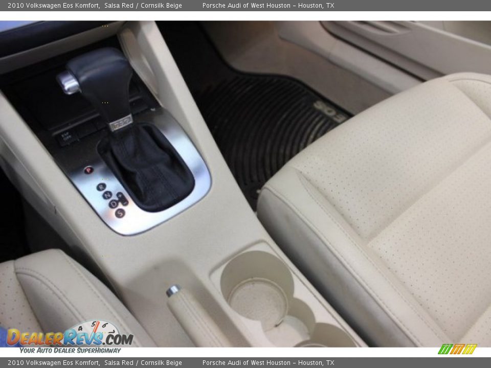 2010 Volkswagen Eos Komfort Salsa Red / Cornsilk Beige Photo #24