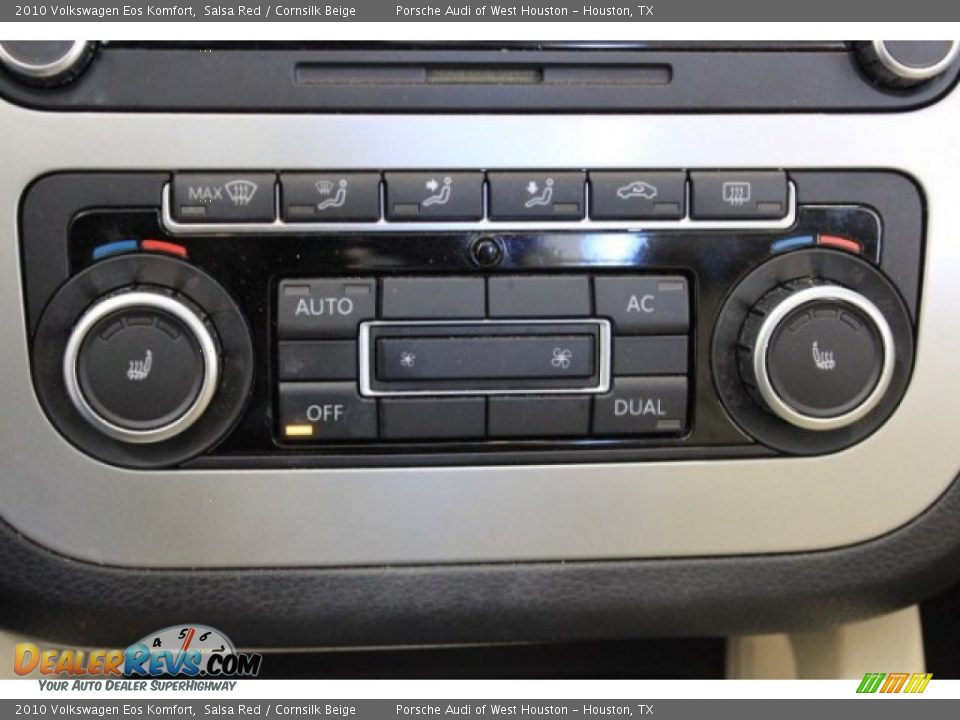 2010 Volkswagen Eos Komfort Salsa Red / Cornsilk Beige Photo #26