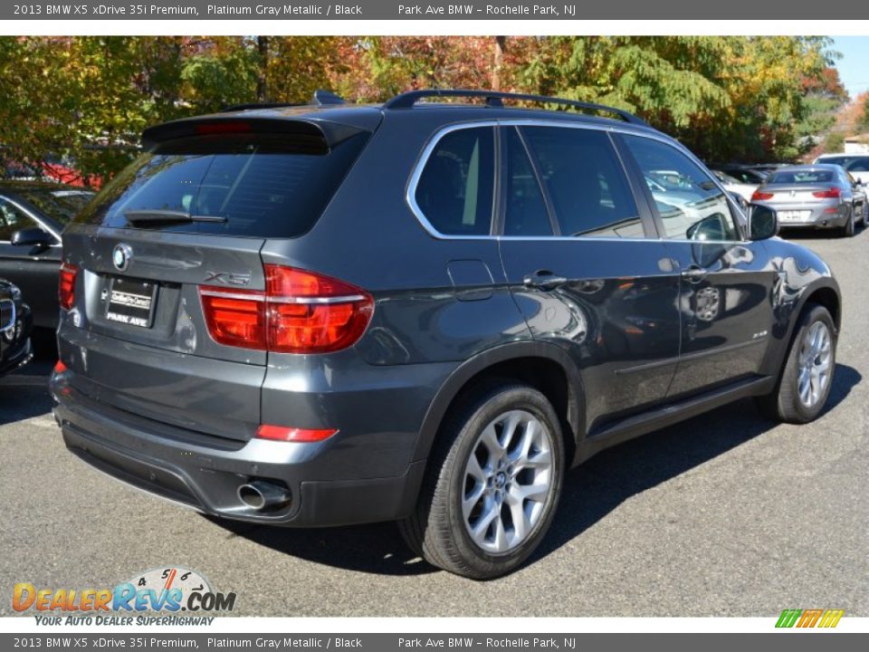 2013 BMW X5 xDrive 35i Premium Platinum Gray Metallic / Black Photo #3