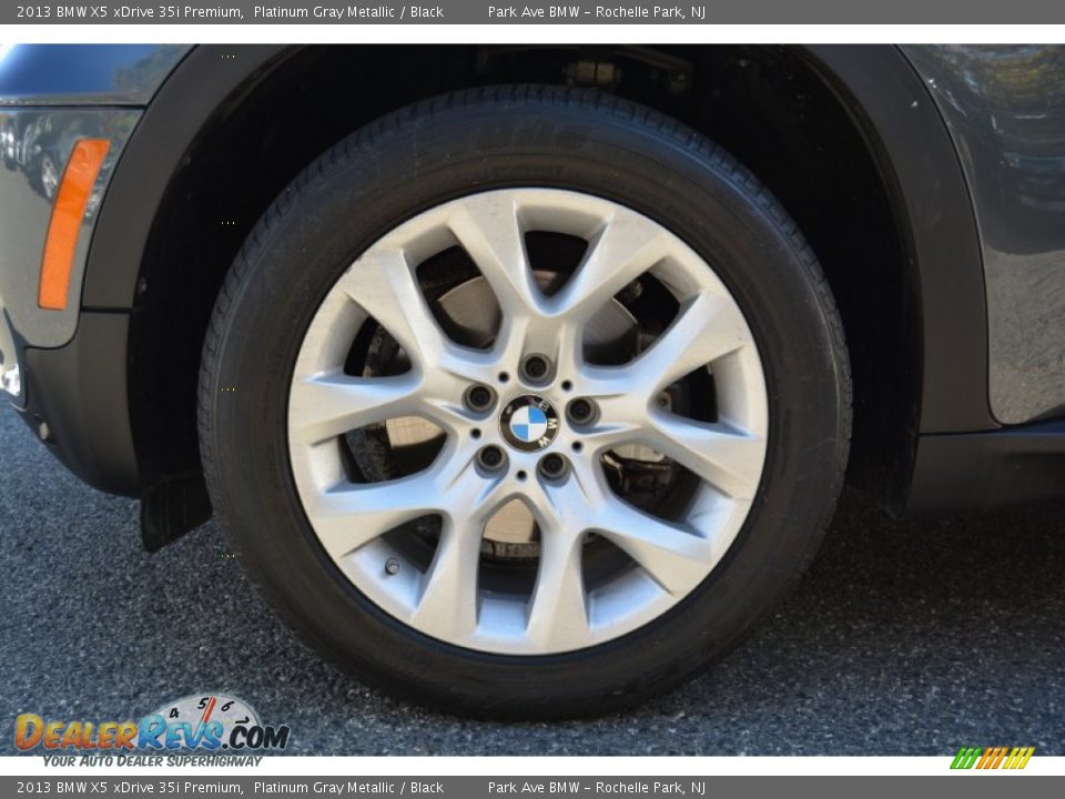 2013 BMW X5 xDrive 35i Premium Platinum Gray Metallic / Black Photo #34