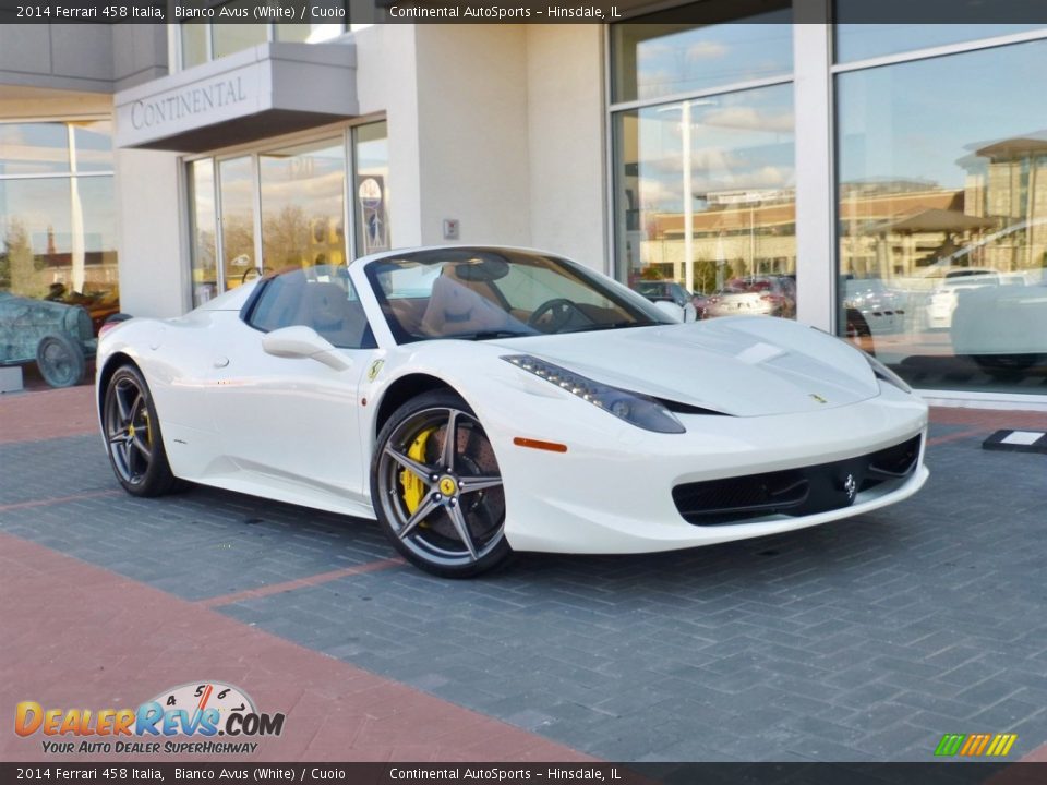 2014 Ferrari 458 Italia Bianco Avus (White) / Cuoio Photo #1