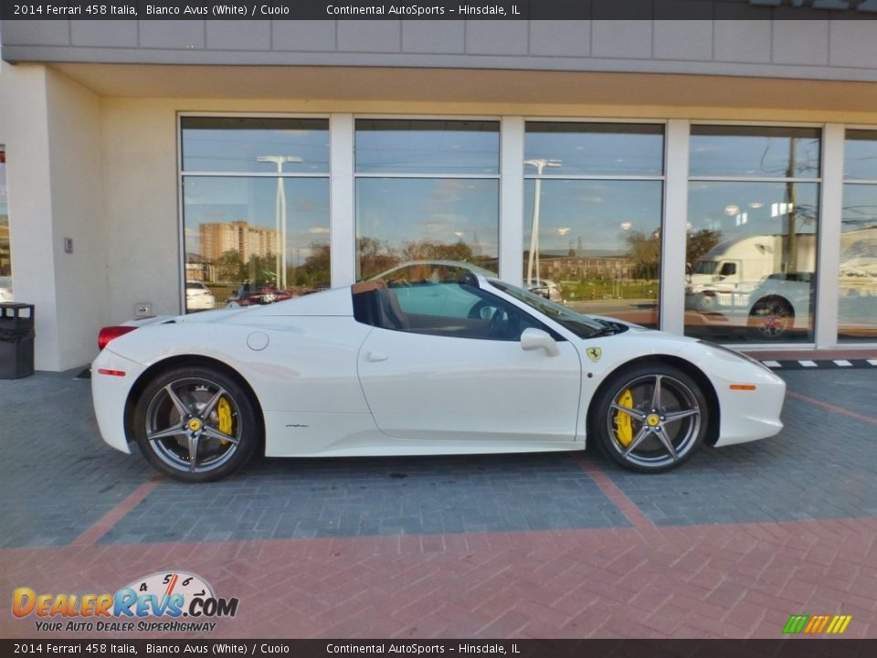 Bianco Avus (White) 2014 Ferrari 458 Italia Photo #2