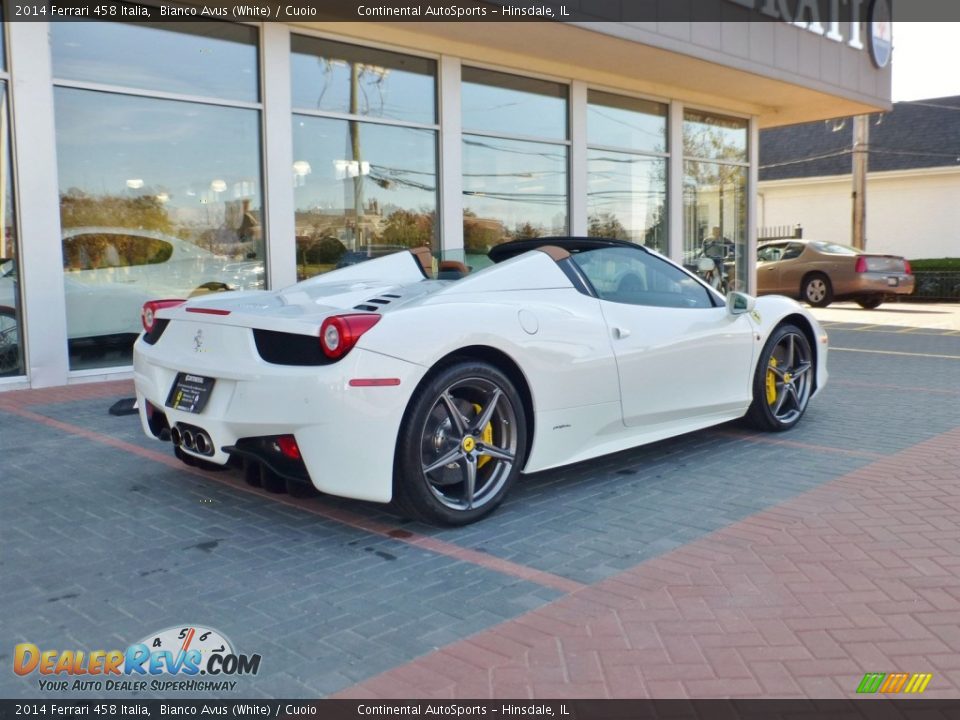 2014 Ferrari 458 Italia Bianco Avus (White) / Cuoio Photo #3