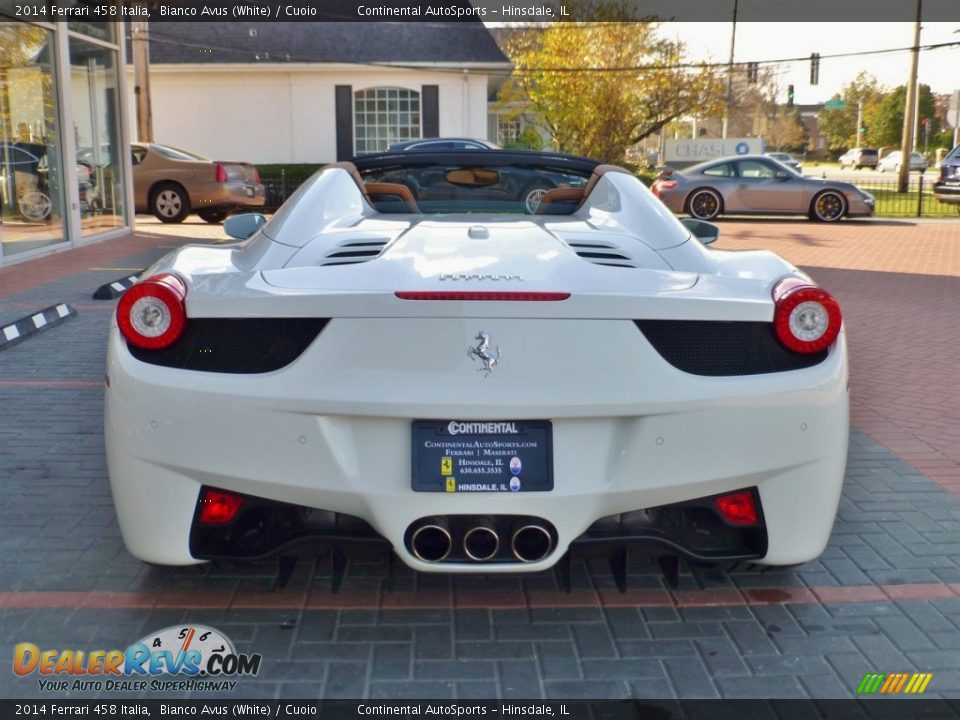 2014 Ferrari 458 Italia Bianco Avus (White) / Cuoio Photo #4