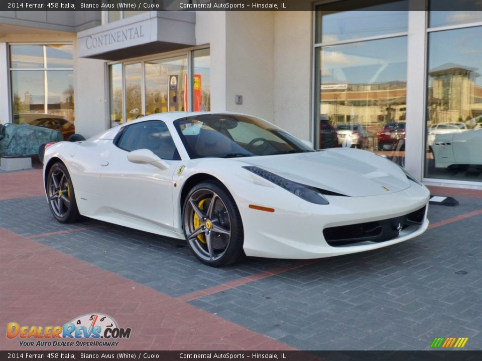 2014 Ferrari 458 Italia Bianco Avus (White) / Cuoio Photo #6