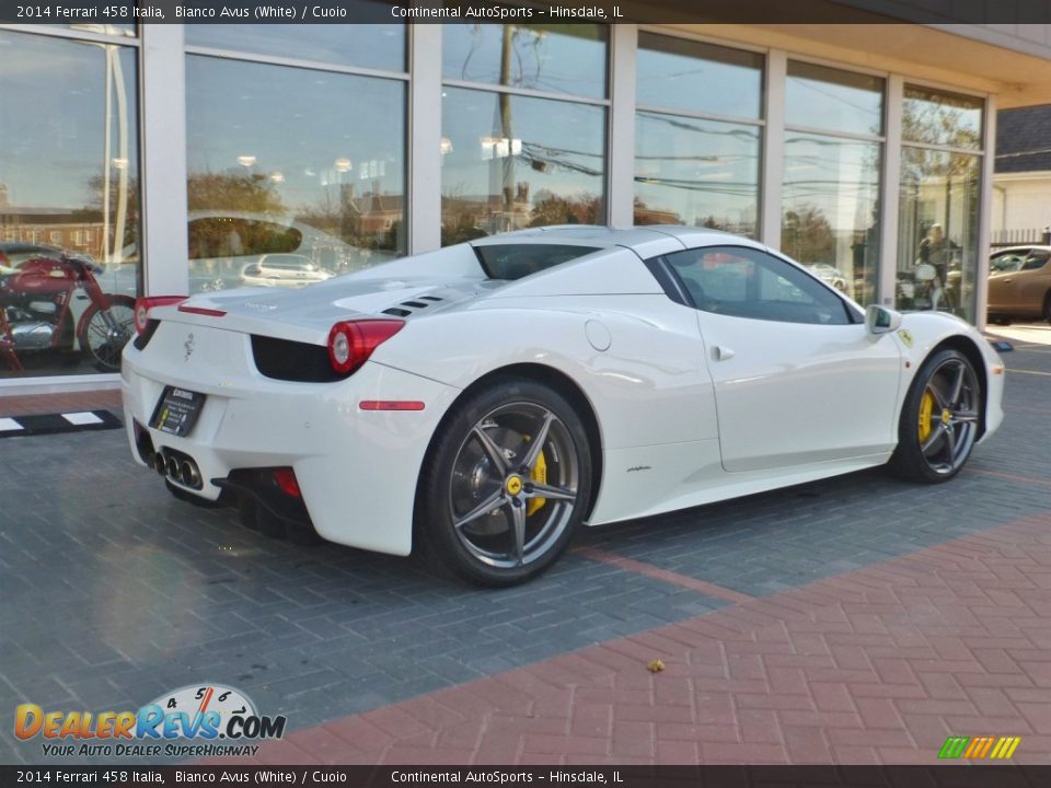 2014 Ferrari 458 Italia Bianco Avus (White) / Cuoio Photo #8