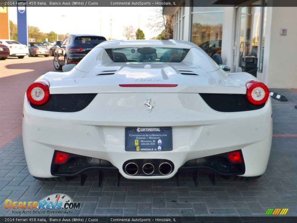 2014 Ferrari 458 Italia Bianco Avus (White) / Cuoio Photo #9