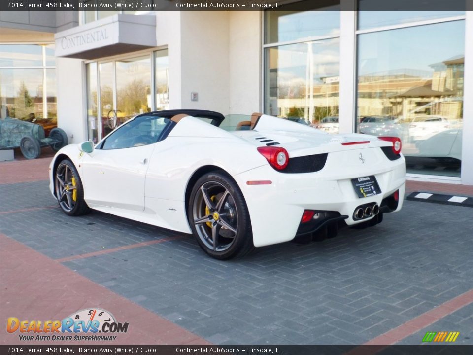 2014 Ferrari 458 Italia Bianco Avus (White) / Cuoio Photo #10