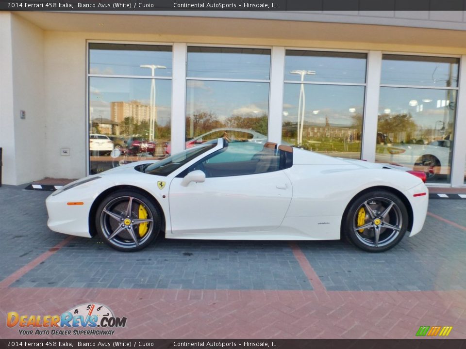 2014 Ferrari 458 Italia Bianco Avus (White) / Cuoio Photo #11