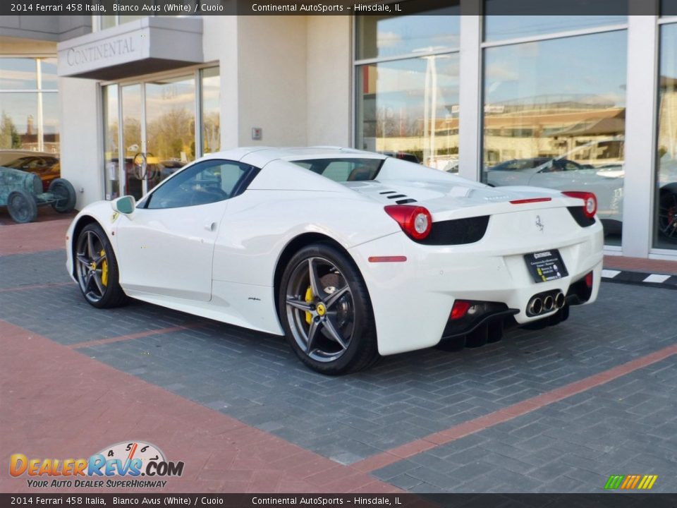2014 Ferrari 458 Italia Bianco Avus (White) / Cuoio Photo #13