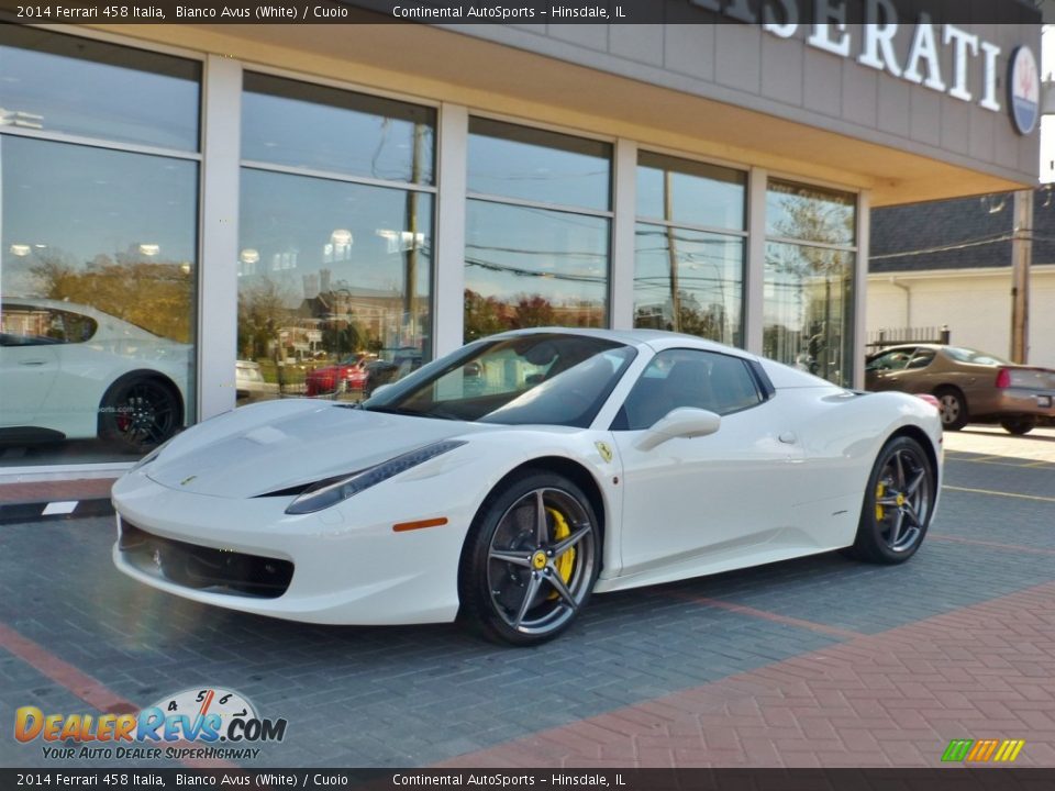 2014 Ferrari 458 Italia Bianco Avus (White) / Cuoio Photo #15