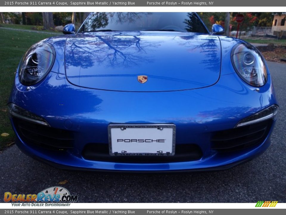 2015 Porsche 911 Carrera 4 Coupe Sapphire Blue Metallic / Yachting Blue Photo #9