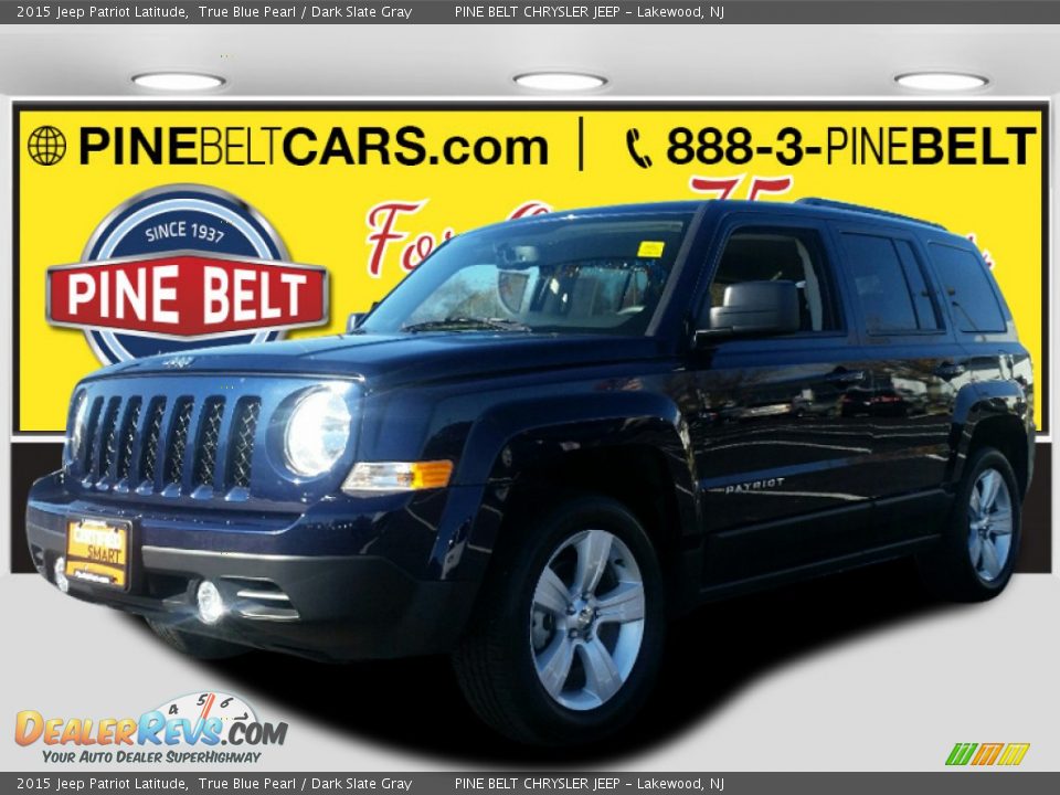 2015 Jeep Patriot Latitude True Blue Pearl / Dark Slate Gray Photo #1