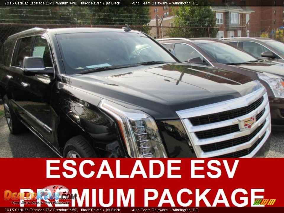 2016 Cadillac Escalade ESV Premium 4WD Black Raven / Jet Black Photo #1