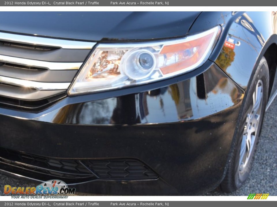 2012 Honda Odyssey EX-L Crystal Black Pearl / Truffle Photo #31