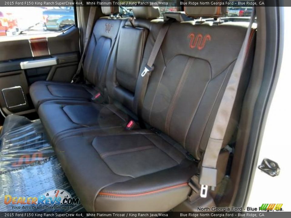 2015 Ford F150 King Ranch SuperCrew 4x4 White Platinum Tricoat / King Ranch Java/Mesa Photo #13