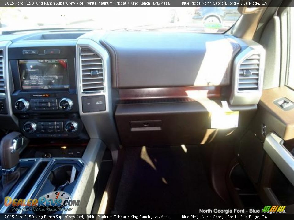 2015 Ford F150 King Ranch SuperCrew 4x4 White Platinum Tricoat / King Ranch Java/Mesa Photo #18