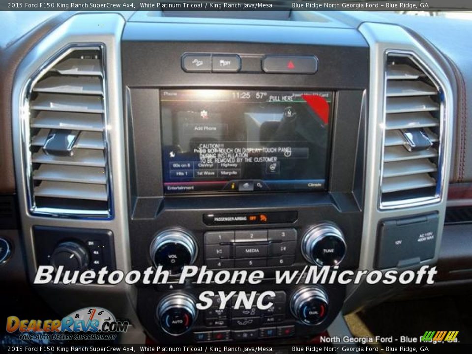 2015 Ford F150 King Ranch SuperCrew 4x4 White Platinum Tricoat / King Ranch Java/Mesa Photo #20