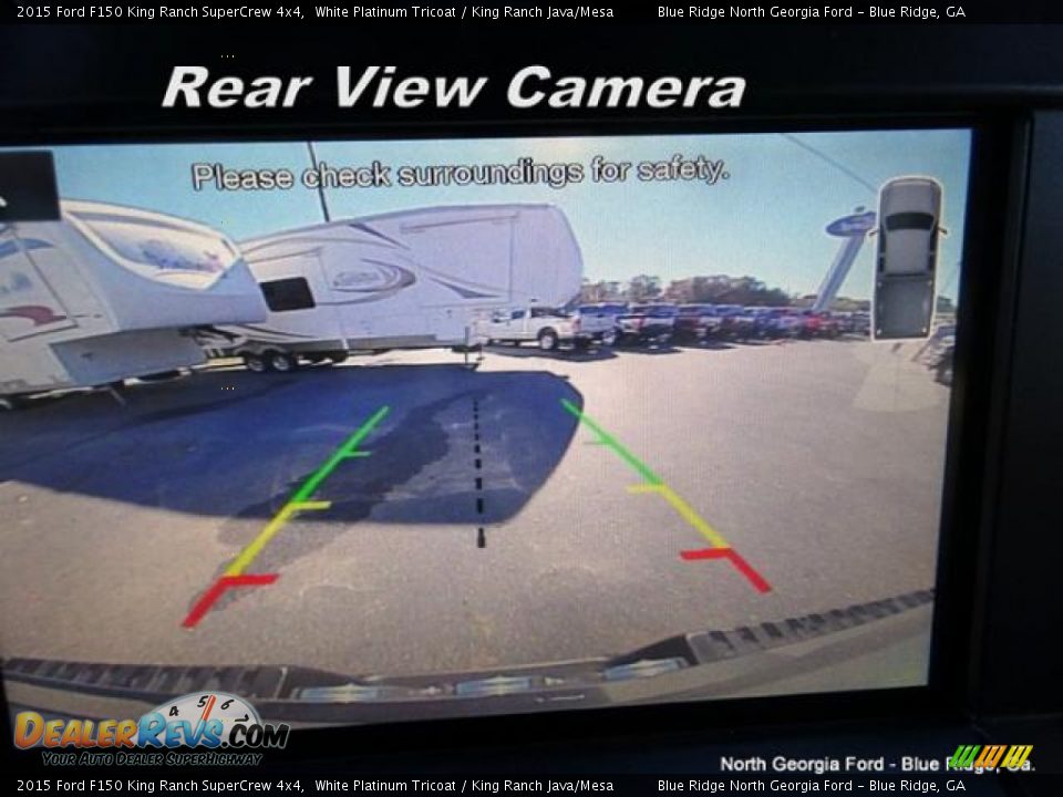 2015 Ford F150 King Ranch SuperCrew 4x4 White Platinum Tricoat / King Ranch Java/Mesa Photo #23