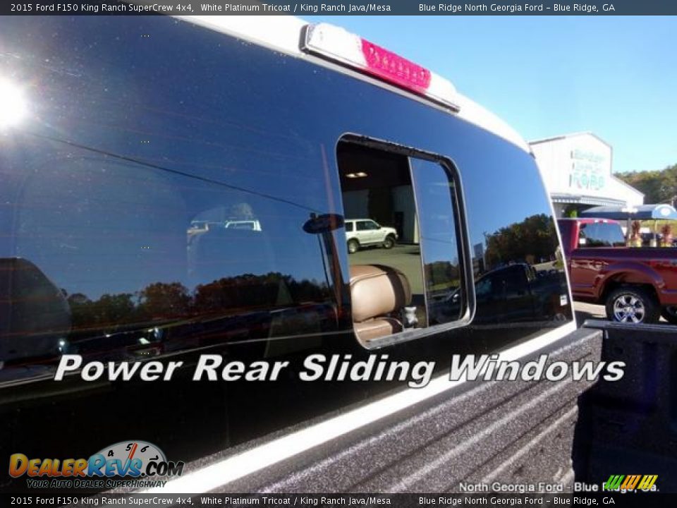 2015 Ford F150 King Ranch SuperCrew 4x4 White Platinum Tricoat / King Ranch Java/Mesa Photo #27