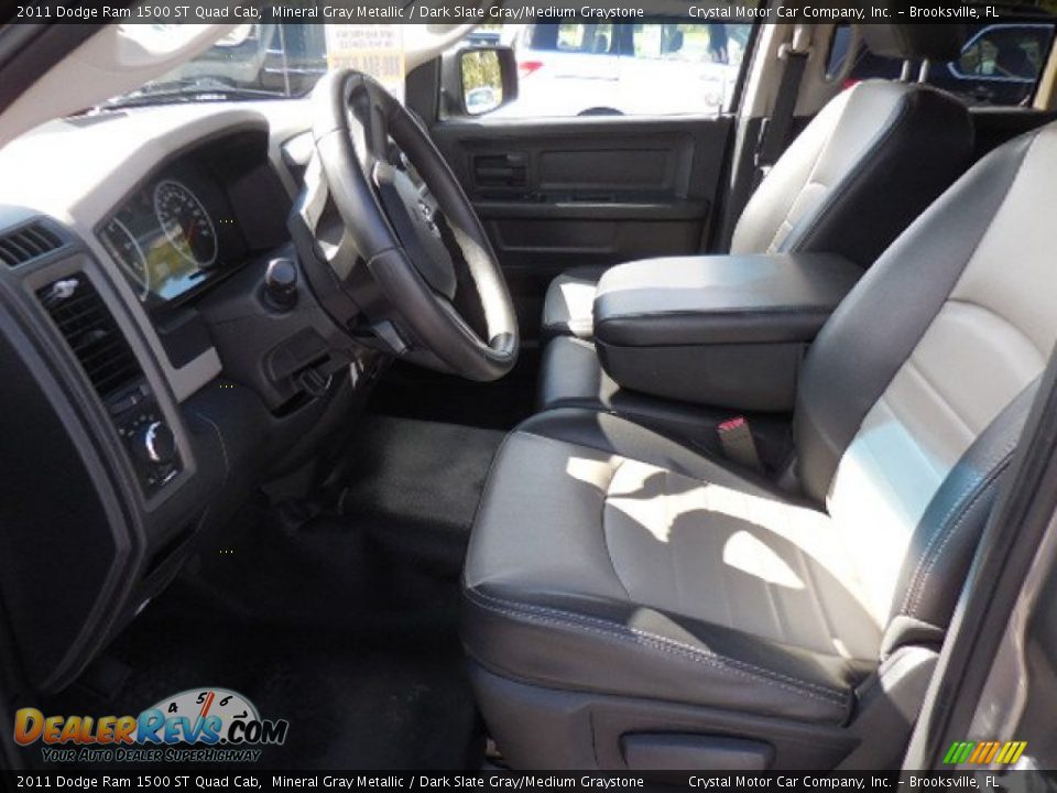 2011 Dodge Ram 1500 ST Quad Cab Mineral Gray Metallic / Dark Slate Gray/Medium Graystone Photo #4