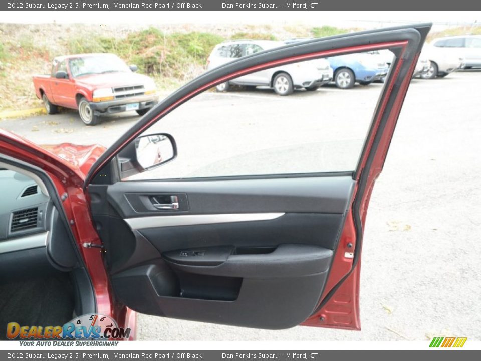 2012 Subaru Legacy 2.5i Premium Venetian Red Pearl / Off Black Photo #15