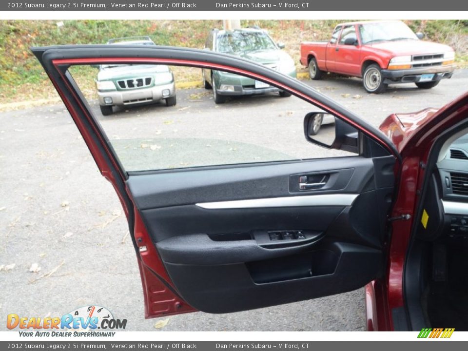 2012 Subaru Legacy 2.5i Premium Venetian Red Pearl / Off Black Photo #17