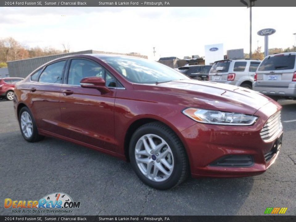 2014 Ford Fusion SE Sunset / Charcoal Black Photo #1