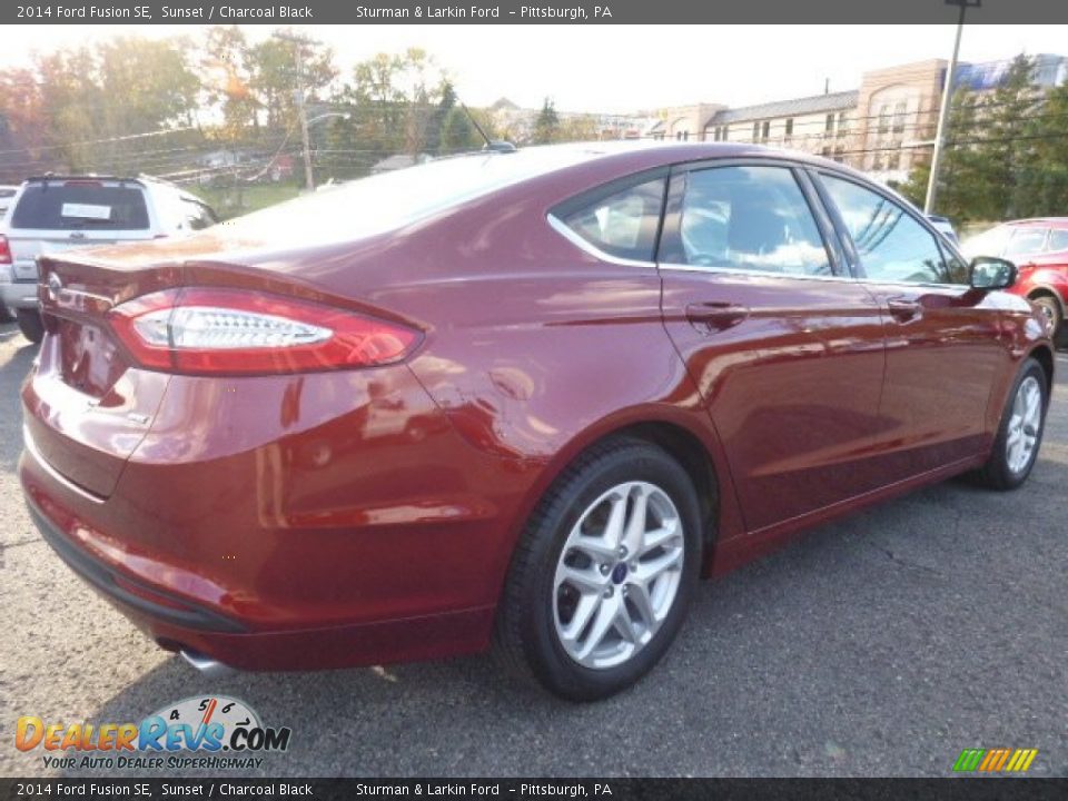 2014 Ford Fusion SE Sunset / Charcoal Black Photo #2