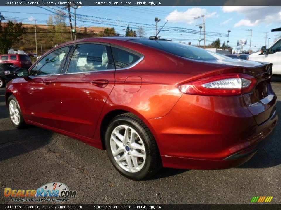 2014 Ford Fusion SE Sunset / Charcoal Black Photo #4