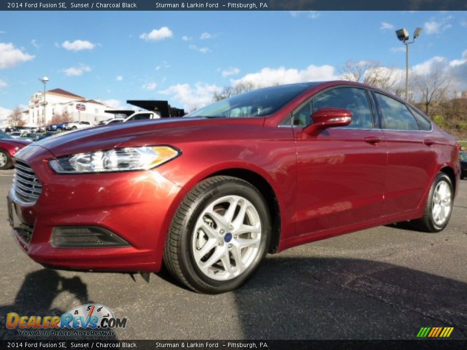 2014 Ford Fusion SE Sunset / Charcoal Black Photo #5