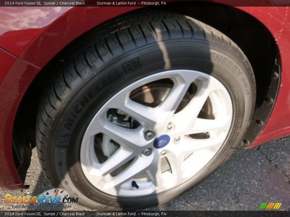 2014 Ford Fusion SE Sunset / Charcoal Black Photo #7