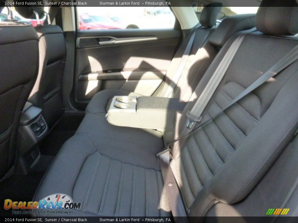 2014 Ford Fusion SE Sunset / Charcoal Black Photo #9