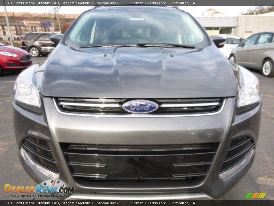 2016 Ford Escape Titanium 4WD Magnetic Metallic / Charcoal Black Photo #5