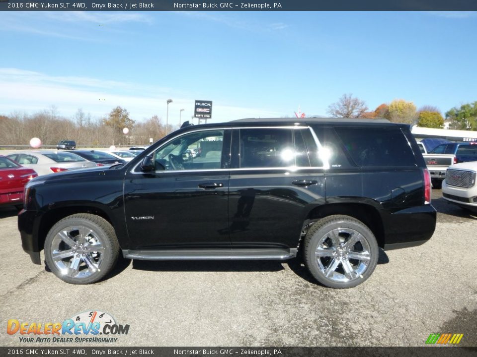 2016 GMC Yukon SLT 4WD Onyx Black / Jet Black Photo #3
