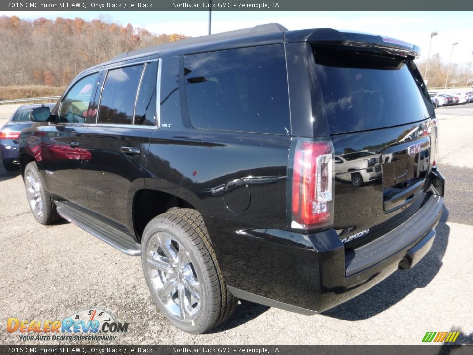 2016 GMC Yukon SLT 4WD Onyx Black / Jet Black Photo #5